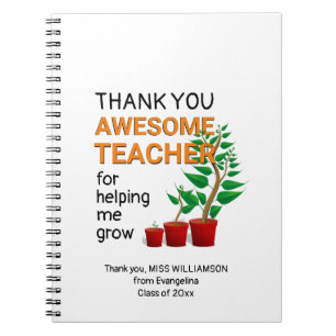Vielen Dank Phantastisch Teacher Notizblock