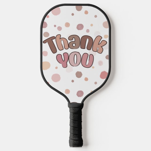 Vielen Dank Pickleball Schläger (Vorderseite)