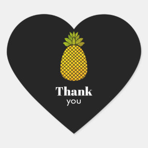Vielen Dank Pineapax Heart Sticker