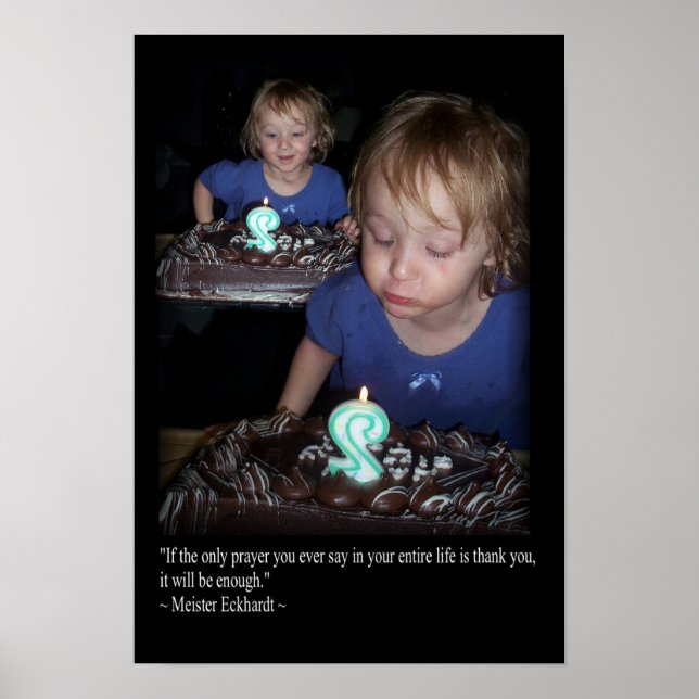 Vielen Dank Poster (Vorne)