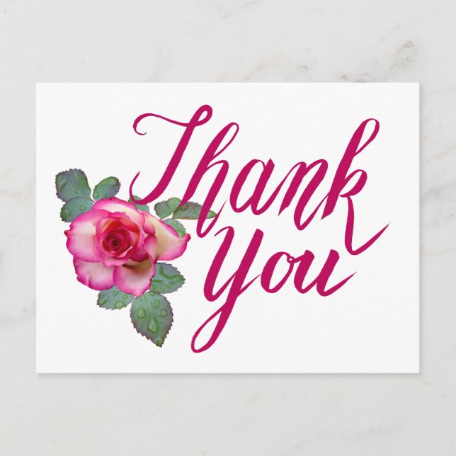 Vielen Dank Postkarte (Vorderseite)