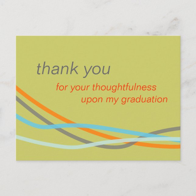 Vielen Dank Postkarte (Vorderseite)