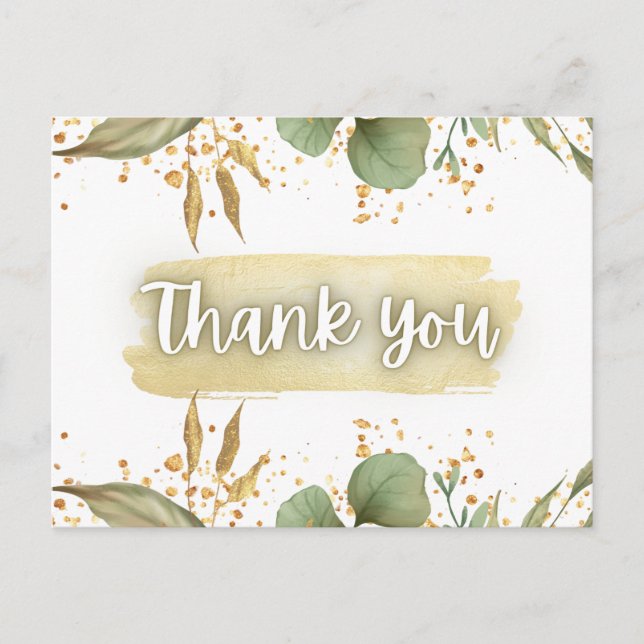 Vielen Dank Postkarte (Vorderseite)