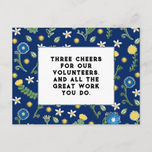 Vielen Dank Postkarte