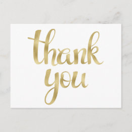 Vielen Dank, Postkarten, Folie Schriftart Postkarte