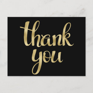 Vielen Dank, Postkarten, Folie Schriftart Postkarte