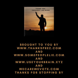 Vielen Dank, Präsident Joe Biden Button