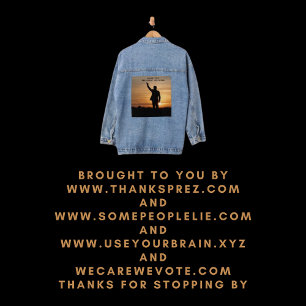 Vielen Dank, Präsident Joe Biden Jeansjacke