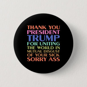 Vielen Dank, Präsident Trump, für die Vereinigung  Button