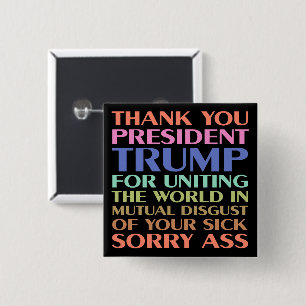 Vielen Dank Präsident Trump für die Vereinigung de Button