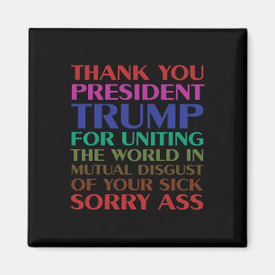 Vielen Dank, Präsident Trump, für die Vereinigung  Magnet