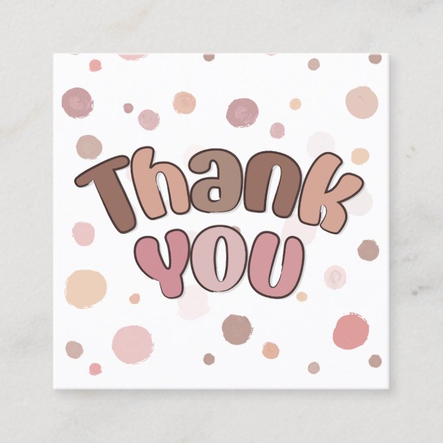 Vielen Dank Rabattkarte (Vorderseite)