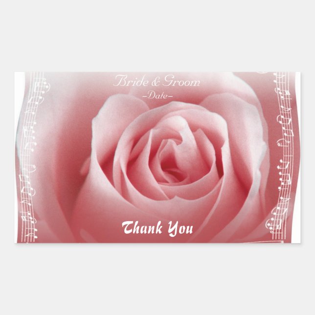 Vielen Dank, Rectangle Sticker (Vorderseite)