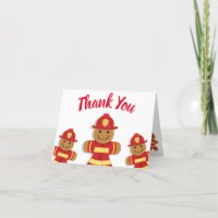 Vielen Dank Red White Gingerbrot Feuerwehr