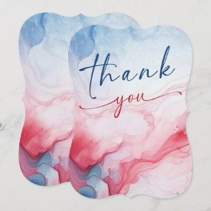 Vielen Dank, Red White und Blue Dankeskarte
