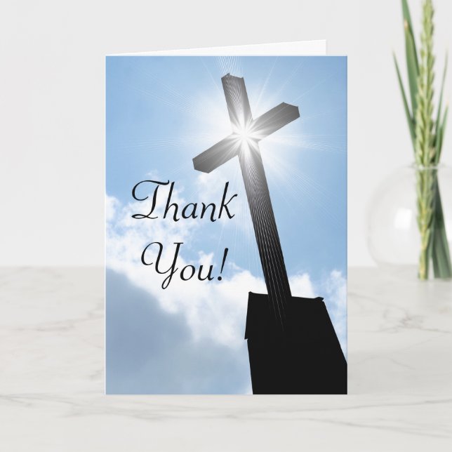 Vielen Dank Religious Grußkarte Dankeskarte (Vorderseite)