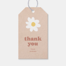 Vielen Dank Retro Daisies Babydusche