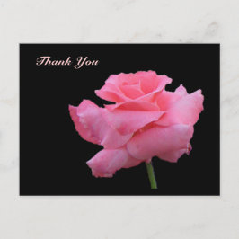 Vielen Dank Rose Postcard Postkarte