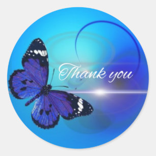 Vielen Dank Runder Aufkleber
