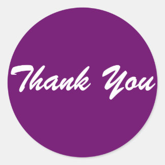Vielen Dank Runder Aufkleber