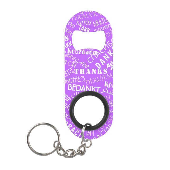 Vielen Dank Schlüsselanhänger Bottle Opener Multi  Mini Flaschenöffner (Vorderseite)
