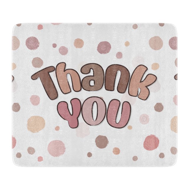 Vielen Dank Schneidebrett (Vorderseite)