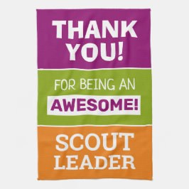 Vielen Dank, Scout Leader Geschirrtuch
