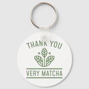 Vielen Dank Sehr Matcha Schlüsselanhänger
