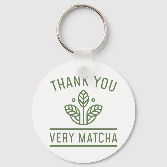 Vielen Dank Sehr Matcha Schlüsselanhänger (Vorderseite)