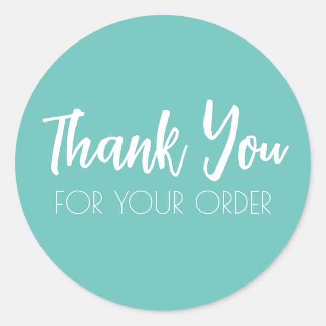 Vielen Dank Siegel Round Stickers (Vorderseite)