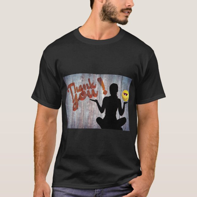 Vielen Dank Silhouette Style T-Shirt (Vorderseite)