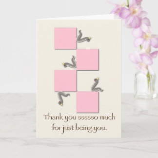 Vielen Dank Sssssso Viel Modern Pink Schachbrett C Karte