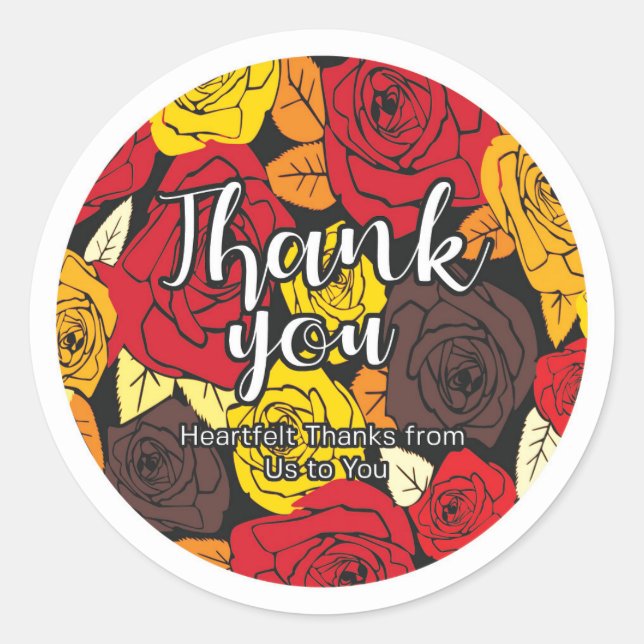 Vielen Dank, Sticker (Vorderseite)