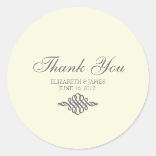 Vielen Dank Sticker // The Elegance Collection