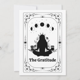 Vielen Dank Tarot Card Yoga Kaffee Lover Dankbarke Einladung