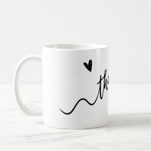 Vielen Dank Tasse-A-Touch der Dankbarkeit mit jede Kaffeetasse