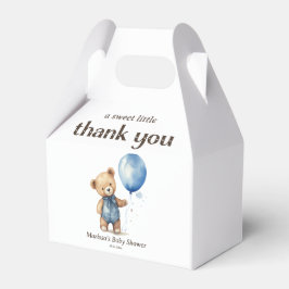 Vielen Dank Teddy Bear Boy Baby Dusche Geschenkschachtel