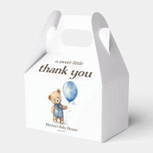 Vielen Dank Teddy Bear Boy Baby Dusche Geschenkschachtel