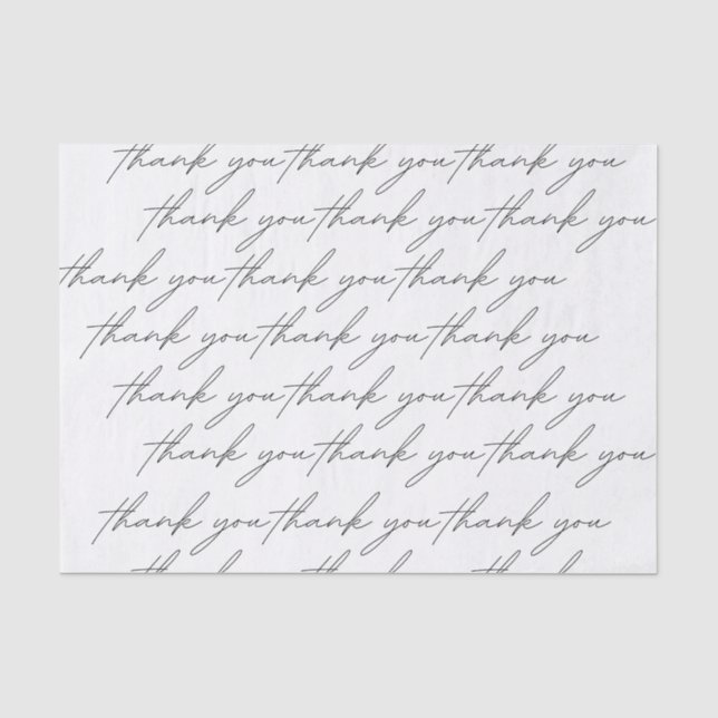 Vielen Dank Tissue Paper Seidenpapier (Vorderseite)