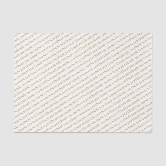 Vielen Dank Tissue Paper Seidenpapier (Vorderseite)