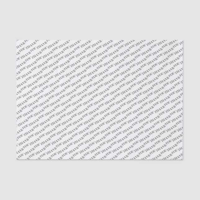 Vielen Dank Tissue Paper Seidenpapier (Vorderseite)