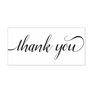 Vielen Dank Typografie Simple Stylish Gummistempel