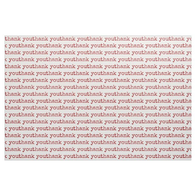 Vielen Dank, Typografy Text Stoff (Fat Quarter (45,7 x 55,9 cm))