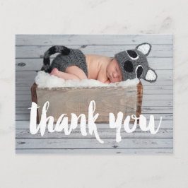 Vielen Dank und Baby Birth Announction Postcard Postkarte