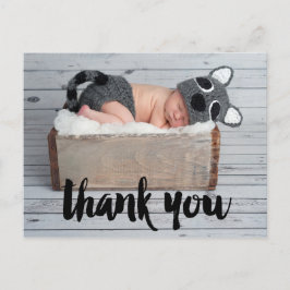 Vielen Dank und Baby Birth Announction Postcard Postkarte