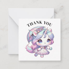 Vielen Dank, Unicorn Card Mitteilungskarte