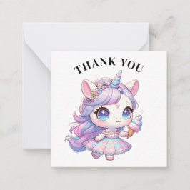 Vielen Dank, Unicorn Card Mitteilungskarte