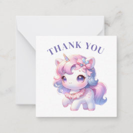Vielen Dank, Unicorn Card Mitteilungskarte
