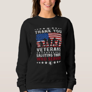 Vielen Dank Veteranen, die die Bewunderer von Patr Sweatshirt