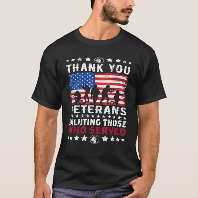 Vielen Dank Veteranen, die die Bewunderer von Patr T-Shirt (Vorderseite)